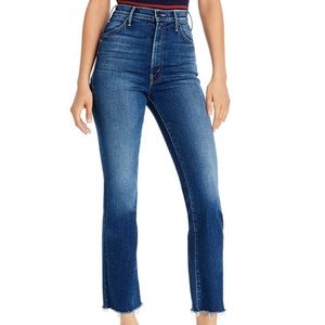 MOTHER denim crop flare jeans